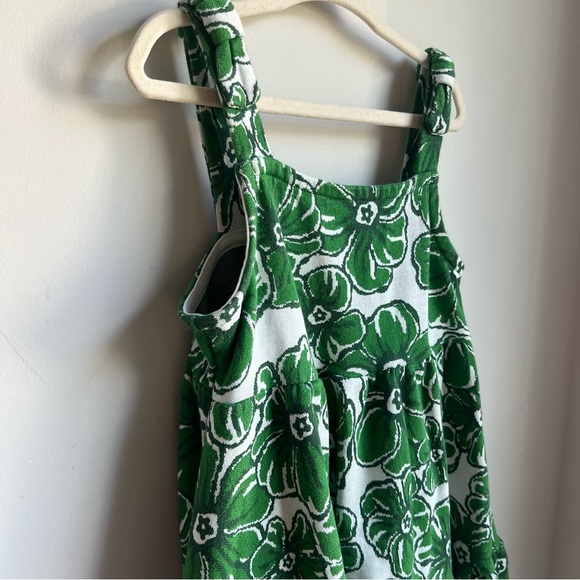 Tahari Green & White Kids Sleeveless Sundress - US 7 - Picture 2 of 9